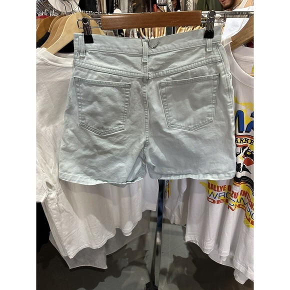 Wrangler Pants - Vintage 90s Wrangler For Women Blue Light Wash Denim Shorts 27"